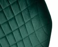 Стул полубарный CHRISTIAN'65, черные ножки, зеленый велюр  - фото 10063