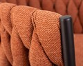 Стул барный LEON, оранжевая ткань - фото 10164