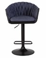 Стул барный LEON, синяя ткань - фото 10185