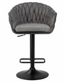 Стул барный LEON, графитовая ткань - фото 10195