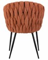 Стул обеденный MATILDA, оранжевая ткань - фото 10303