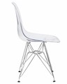 Стул обеденный DSR CASPER, ножки хром, цвет прозрачный - фото 10333