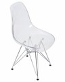 Стул обеденный DSR CASPER, ножки хром, цвет прозрачный - фото 10337