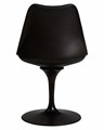 Стул обеденный TULIP, черное основание, цвет черный - фото 10355