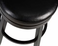 Вращающийся полубарный стул TONY COUNTER, капучино, черный - фото 10549