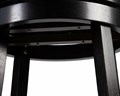 Вращающийся полубарный стул TONY COUNTER, капучино, черный - фото 10551