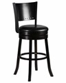 Вращающийся полубарный стул TONY COUNTER, капучино, черный - фото 10553