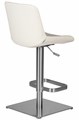 Стул барный ALDO, белый, основание из нержавеющей стали - фото 10846