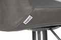 Стул барный ALDO, серый, основание из нержавеющей стали - фото 10867