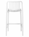 Стул полубарный CHLOE, белый - фото 10953