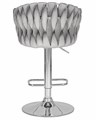 Стул барный MARCEL, серый велюр - фото 11022
