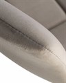 Стул барный TAILOR WHITE, серый велюр - фото 11134