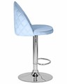 Стул барный MILANA, пудрово-голубой велюр - фото 11245