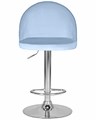 Стул барный MILANA, пудрово-голубой велюр - фото 11248
