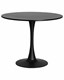 Стол обеденный MIA, черная столешница, черное основание  - фото 24264