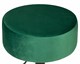 Пуф DANNY BLACK зеленый велюр - фото 25416