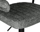 Стул барный CHARLY BLACK, серый твид - фото 27431