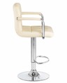 Стул барный KRUGER ARM, кремовый - фото 5420