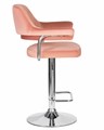 Стул барный CHARLY, пудрово-розовый велюр  - фото 5630
