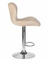 Стул барный BARNY, бежевый велюр - фото 5799