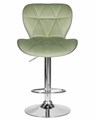 Стул барный BARNY, мятный велюр - фото 5812