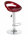 Стул барный DISCO, бордовый металлик - фото 6020