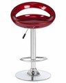 Стул барный DISCO, бордовый металлик - фото 6024