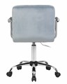 Офисное кресло для персонала TERRY, пудрово-голубой велюр - фото 6288
