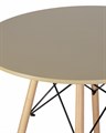 Стол обеденный CHELSEA`80, ножки светлый бук, столешница бежевая - фото 6935