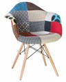 Стул обеденный DAW PATCHWORK, цвет сиденья мозаика - фото 7168