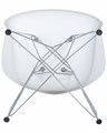 Стул обеденный DAW CHROME, ножки хром, цвет сиденья белый - фото 7185