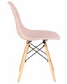 Стул обеденный DSW, ножки светлый бук, цвет светло-розовый - фото 7241