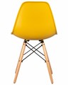 Стул обеденный DSW, ножки светлый бук, цвет горчичный - фото 7298