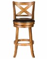Стул барный BRANDON BAR, античный ясень, коричневый - фото 7395