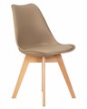 Стул обеденный JERRY SOFT, ножки светлый бук, цвет сиденья бежевый - фото 7452