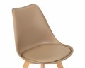 Стул обеденный JERRY SOFT, ножки светлый бук, цвет сиденья бежевый - фото 7457