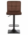 Стул барный DOMINIC, шоколадный велюр - фото 7813