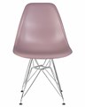 Стул обеденный DSR, ножки хром, цвет сиреневый - фото 7898