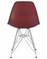 Стул обеденный DSR, ножки хром, цвет сливовый - фото 7918