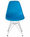 Стул обеденный DSR, ножки хром, цвет голубой - фото 8003