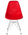 Стул обеденный DSR, ножки хром, цвет красный - фото 8017