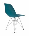 Стул обеденный DSR, ножки хром, цвет морской волны - фото 8057