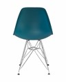 Стул обеденный DSR, ножки хром, цвет морской волны - фото 8058
