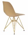 Стул обеденный DSR, ножки золотые, цвет бежевый - фото 8081