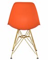 Стул обеденный DSR, ножки золотые, цвет оранжевый - фото 8124