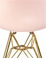 Стул обеденный DSR, ножки золотые, цвет светло-розовый - фото 8141