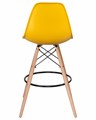 Стул барный DSW BAR, ножки светлый бук, цвет горчичный - фото 8290
