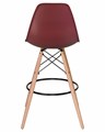 Стул барный DSW BAR, ножки светлый бук, цвет сливовый - фото 8297