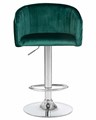 Стул барный DARCY, зеленый велюр - фото 8824