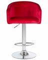 Стул барный DARCY, малиновый велюр - фото 8843